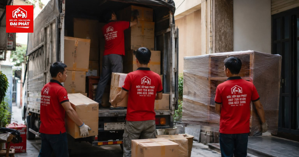Dịch vụ bốc xếp trọn gói phường Ngọc Hà