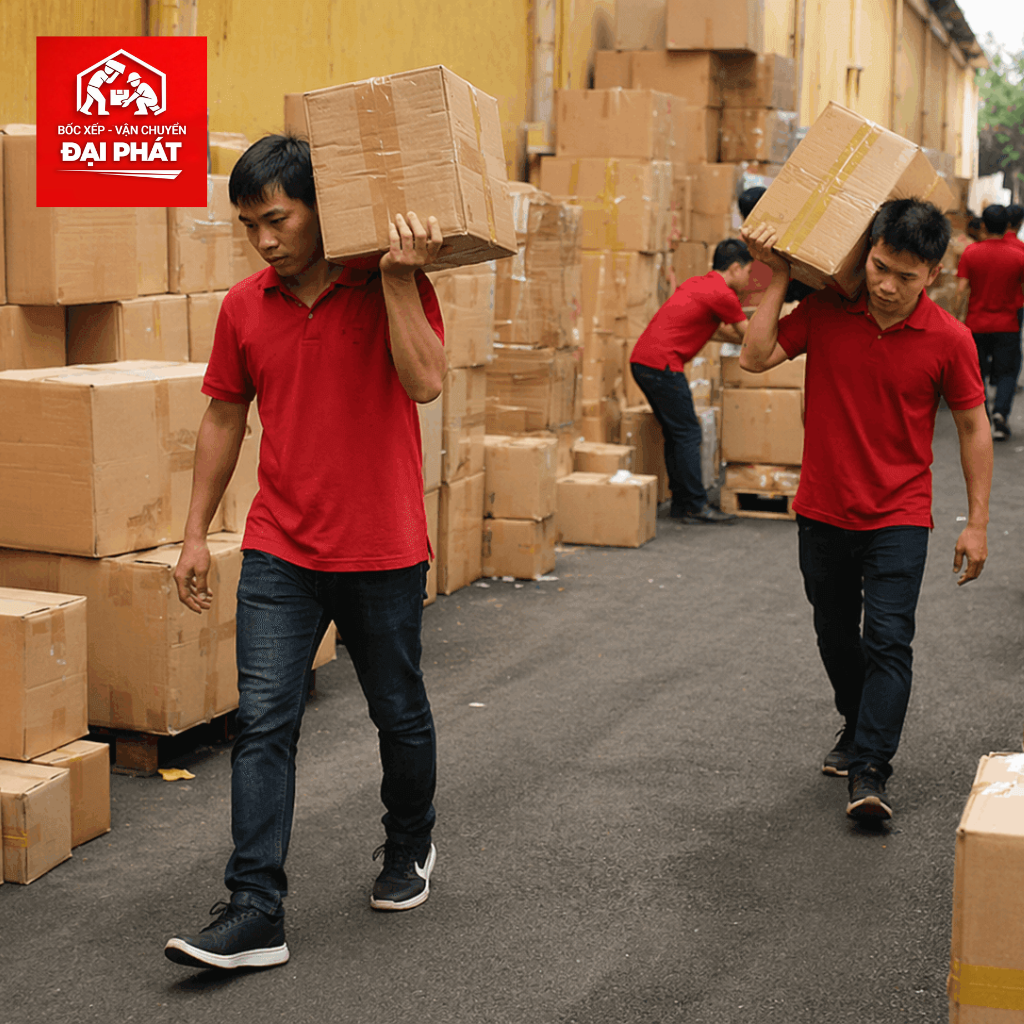 Dịch vụ bốc xếp trọn gói phường Hoàng Mai
