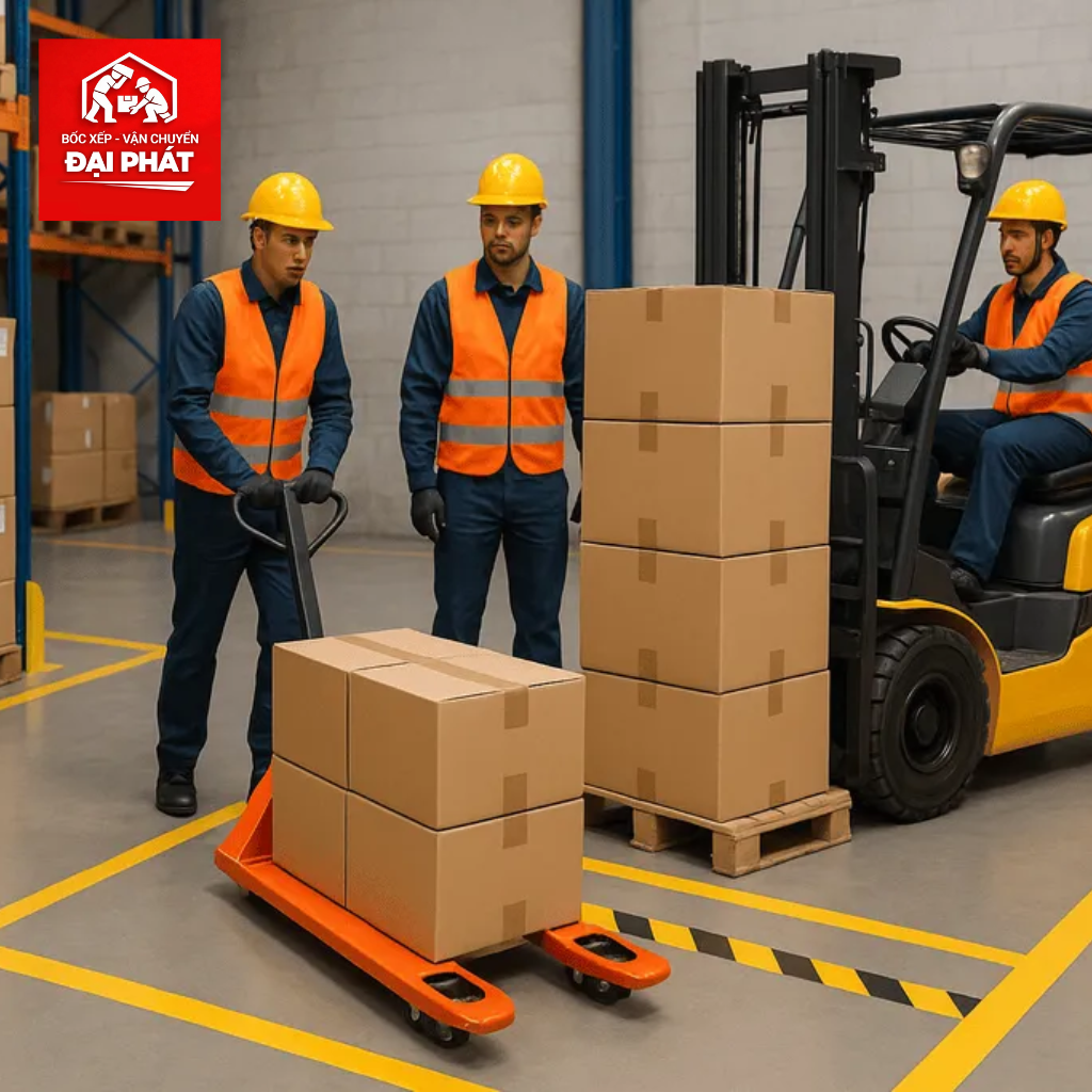 Dịch vụ bốc xếp trọn gói phường Hồng Hà