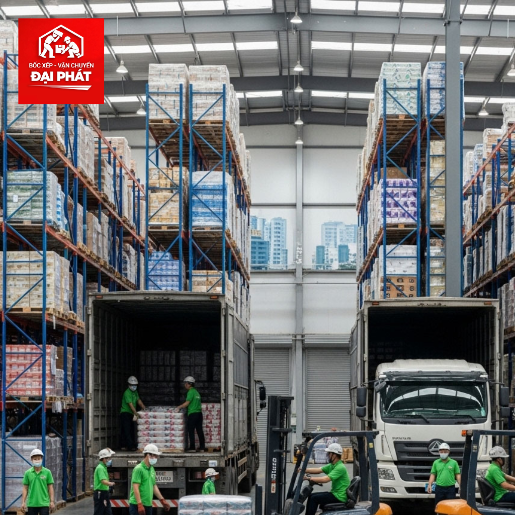 Dịch vụ bốc xếp trọn gói phường Lĩnh Nam