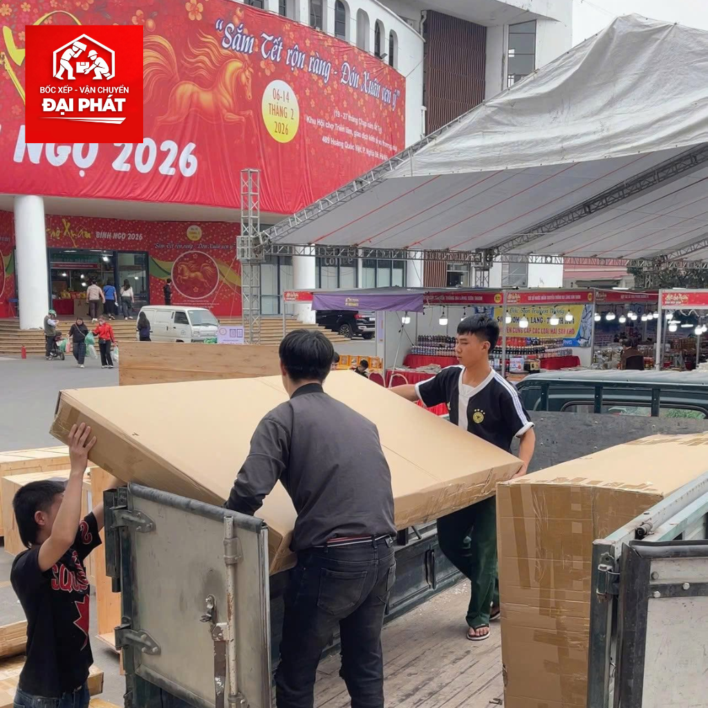 Dịch vụ bốc xếp trọn gói phường Vĩnh Hưng